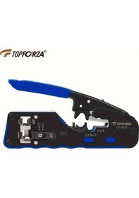 Resim Xuweiwei Topforza 3ü 1 Arada Ağ Kıvırma Pensesi Ayarlanabilir Dovetail Klipsleri İçin Kristal Başlıklı Ve Soyma Kesme Fonksiyonu 