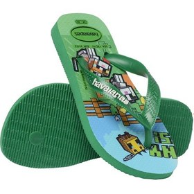 Resim Havaianas Kids Minecraft Çocuk Parmak Arası Terlik 4145125 Yeşil 