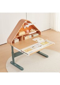 Resim Lotus Yükseklik Ayarlı Çocuk Çalışma Masası Ahşap 