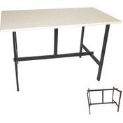 Resim Bey Mobilya 535124767 Capella Werzalit Mutfak Masası 80 x 120 Esb - Siyah 