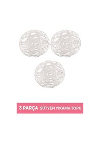 Resim 3 Parça Sütyen Ve Çamaşır Yıkama Topu Pratik Plastik Iç Çamaşır Yıkama Topu Renkli 