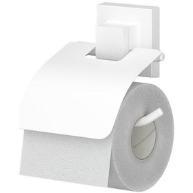 Resim Teknotel Easyfıx Yapıskanlı Kapaklı Tuvalet Kağıtlık Beyaz Ef238 