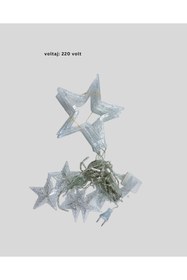 Resim shopwave İç Mekan Uyumlu Yıldız Peri Led Perde 3x3 Metre 