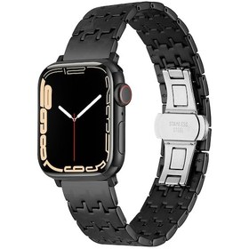 Resim Teknodur Watch 38mm Uyumlu Krd-86 Metal Kordon-siyah 