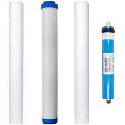 Resim Su Arıtma 20 Inç Filtre Takımı Ve 75Gpd Membran Filtre 