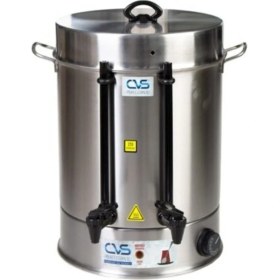 Resim Cvs 250 Bardak Elektrikli Çift Musluk Çay Otomatı Semaver Makinesi 