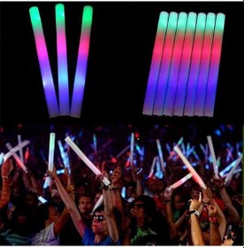 Resim Mey İthalat Led Işıklı Rengarenk Sünger Parti Çubuk Işıklı Kauçuk Sopa 46 Cm Diğer 