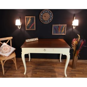 Resim Wooding 100 cm Çekmeceli Masif Çalışma Masası 