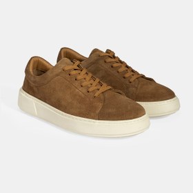 Resim Desa Erkek Taba Bağcıklı Süet Spor Ayakkabı 