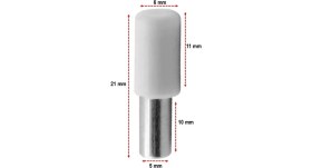 Resim Plastik Başlı Metal Raf Pimi (10 Adet) 