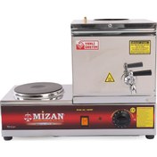Resim Mizan Elektrikli Demlikli 10 L Kahveci Çay Kazanı Pleytli 