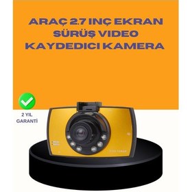 Resim Araç Ön Kamera Full Hd Kayıt Ve G Sensor Özellikli 