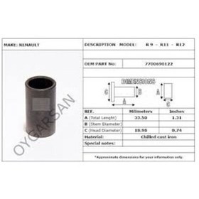 Resim Renault R12 Toros Sibop Fincanı Takımı 7700690122-bo 