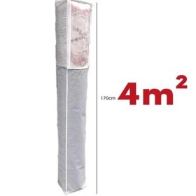 Resim Tkç Pencereli Halı Hurcu Toz Geçirmez Sağlam Dayanıklı Hurç Organizer 6m² (5492) 