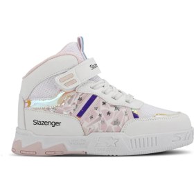 Resim Slazenger Nurnberg Kız Çocuk Sneaker Ayakkabı Beyaz / Pembe 