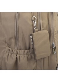 Resim Nas Bag Unisex Hafif Büyük Boy Okul Çantası Ve Spor Çantası Çok Gözlü Haki 