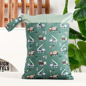 Resim 1 adet Büyük Kapasiteli Bebek Bezi Çantası, Yıkanabilir Polyester Depolama Tote ile Canlı Karikatür Tasarımı - Spor Salonu, Havuz, Plaj ve Seyahat için İdeal, Spor Bebek Bezi Çantası | Eğlenceli Tasarım Çantası | Dayanıklı Bebek Bezi Çantası 