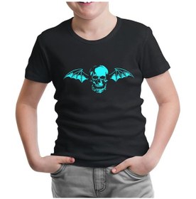 Resim Avenged Sevenfold - Skull Logo Siyah Çocuk Tshirt 