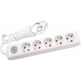 Resim Viko 6'lı Priz 3x1,5 mm Uzatma Beyaz 8 MT 