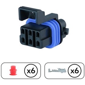 Resim Bobin Soketi 6 Pin 
