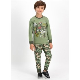 Resim Rolypoly Roly Poly 1639 1-4 Yaş Uzun Kol Erkek Çocuk Pijama Takımı 