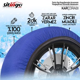Resim Sitingo Oto Lastik Kar Çorabı Eco Series - Large 