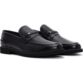 Resim Derimod Erkek Siyah Deri Casual Loafer 25SFD6005FT 