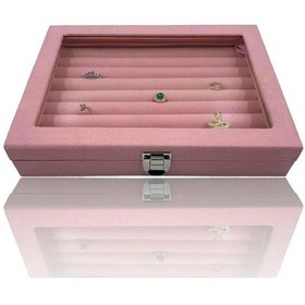 Resim Richbox Sosis Model Yüzük Takı Kutusu 18x25cm Pembe 