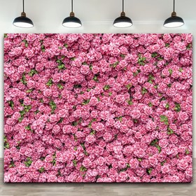 Resim 1 adet Bahar Çiçekleri Polyester Çiçek Arka Planı, Büyük Pembe Gül Fotoğrafçılık Arka Planı, Aile Düğünleri, Doğum Günü Partileri, Anneler Günü ve Portre Fotoğrafçılık Stüdyo Aksesuarı için ideal 