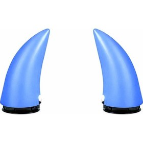 Resim Prohes Ph-346 Işıklı Sarjlı Kask Boynuzu Mavi 