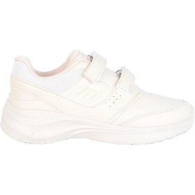 Resim Mp 232-1307zn Bej Cırtlı Kadın Sneaker Spor Ayakkabı Bej 