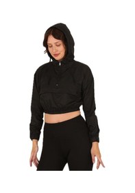 Resim Scorp Alice Crop Kapüşonlu Kadın Sweatshirt Siyah 