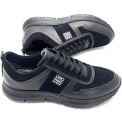 Resim Derilax Hakiki Deri Tam Ortopedik Büyük Numara Erkek Ayakkabı Siyah 