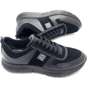 Resim Derilax Hakiki Deri Tam Ortopedik Büyük Numara Erkek Ayakkabı Siyah 