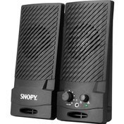 Resim 2.0 Siyah Usb Speaker SN-510 Snopy