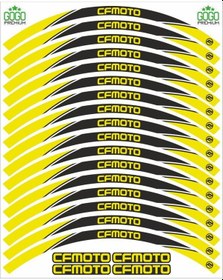 Resim Cf Moto Sarı Jant Şeridi 