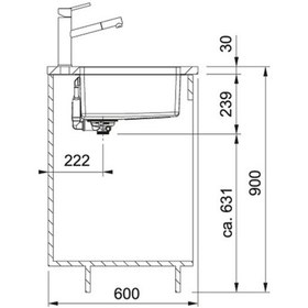Resim Franke Maris Mrx 110-55 Paslanmaz Çelik Eviye 