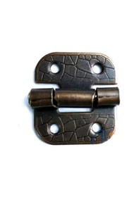 Resim Stoplu Menteşe - 30x33mm, Oksit, 1 Adet Siyah 