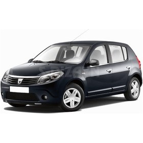 Resim S-Dizayn Dacia Sandero Krom Cam Çıtası 4 Prç 2008-2013 