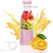 Resim OBRAX Taşınabilir Blender Şişe Smoothie Shake Yapıcı 420ML Blender Usb Şarj Edilebilir 