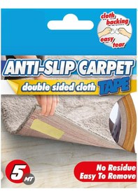 Resim 2 Adet - Halı Kaydırmaz Bant, Halı Kilim Sabitleme Ve Yapıştırma Bandı, En: 50 Mm, Boy: 5 Metre 