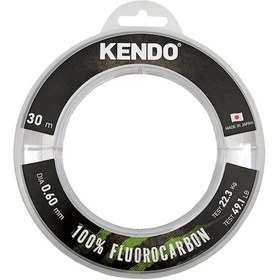 Resim Kendo 100% Fluorocarbon White 30m Misina 1.00 Mm 