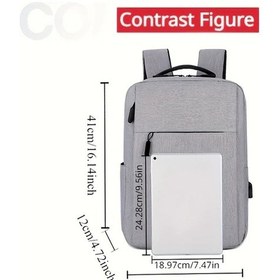 Resim Tianchishop Longluan Hafif Büyük Kapasiteli 425 Çift Askılı Seyahat Sırt Çantası Laptop Bölmeli Diğer 