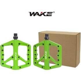 Resim Wake Plastik Yeşil Rulmanlı Vidalı Platform Pedal 