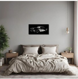 Resim Lazer Kesim Metal Duvar Dekoru Araba 2 Car Metal Duvar Tablosu Araba 
