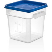 Resim GastroPlast 11.4 Litre Kare Saklama Kabı ( Kapaklı ) 