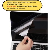 Resim McStorey Macbook Air Pro Ekran Koruyucu A1706 A1708 A1989 A2159 A1932 ile Uyumlu 0.2mm Anti Scratch 