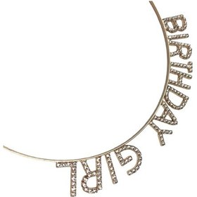 Resim Taç Metal Taşlı Birthday Girl Yazılı Gold-altın Renkli Lüks Doğum Günü Tacı Diğer 