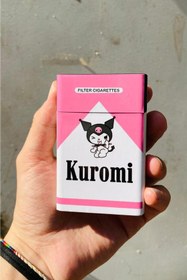 Resim Namgo Kuromi Pembe Standart Plastik Sigara Tabakası Kutusu 