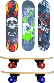 Resim Ahşap Orta Boy Kaykay 60cm 